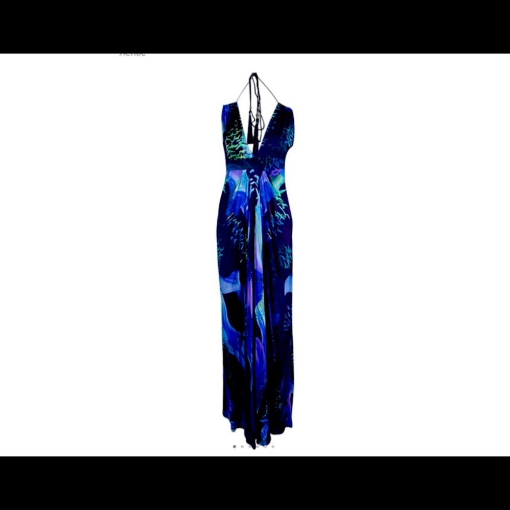 MATTHEW Williamson Halter maxi